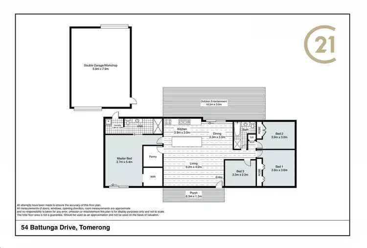 Floorplan of Homely rural property listing, 54 Battunga Drive, Tomerong NSW 2540