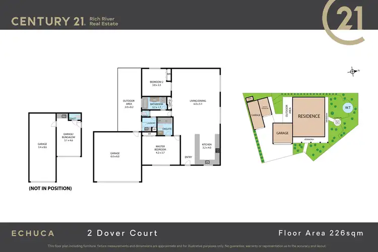 Floorplan of Homely house listing, 2 Dover Court, Echuca VIC 3564