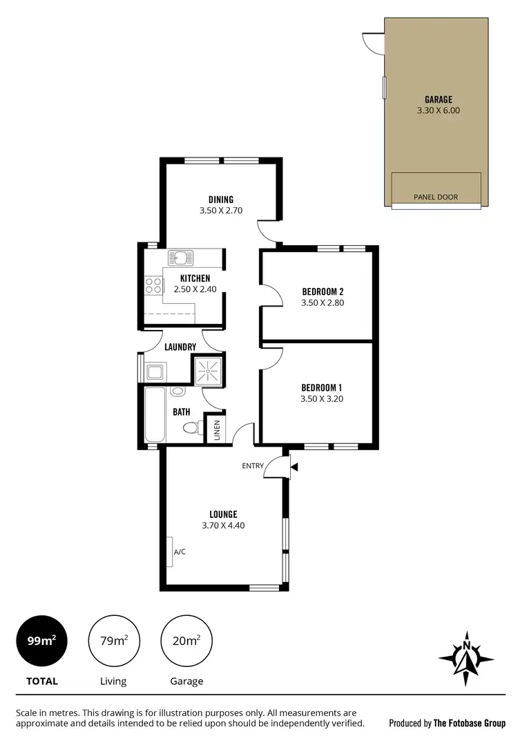 Floorplan of Homely house listing, 8 Chatham Street, Oakden SA 5086