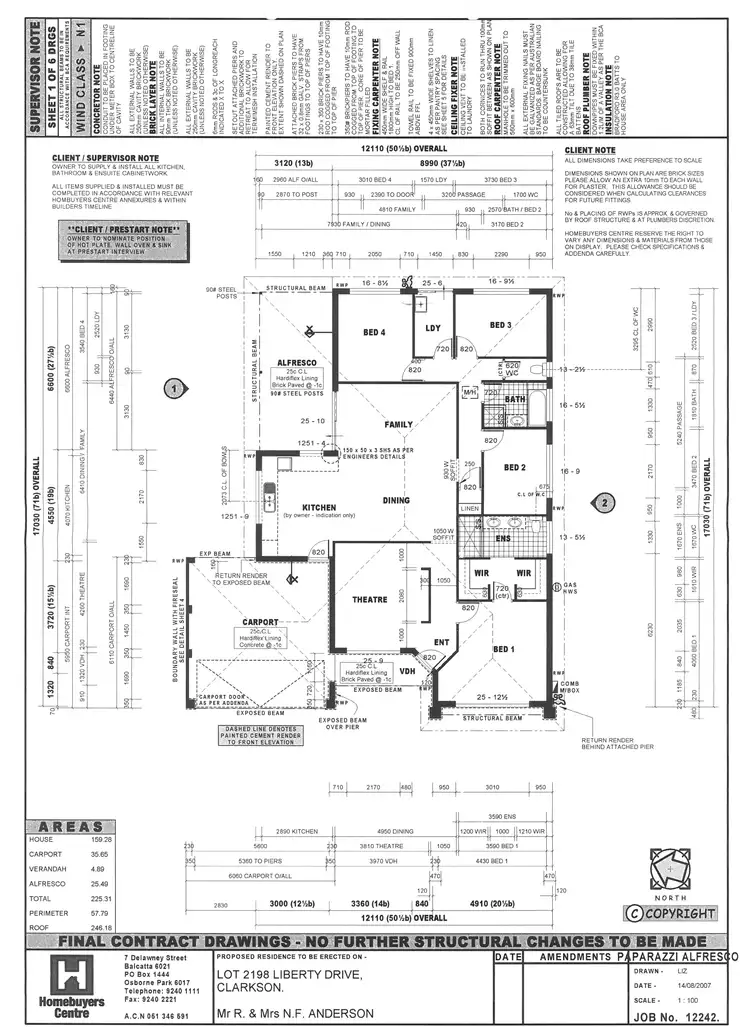 Floorplan of Homely house listing, 103 Liberty Drive, Clarkson WA 6030