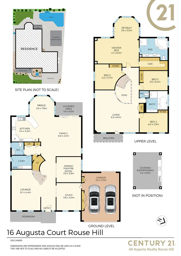 Floorplan of Homely house listing, 16 Augusta Court, Rouse Hill NSW 2155