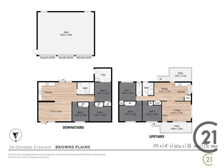 Floorplan of Homely house listing, 26 Glendale Crescent, Browns Plains QLD 4118
