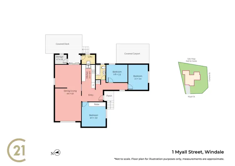 Floorplan of Homely house listing, 1 Myall Street, Windale NSW 2306