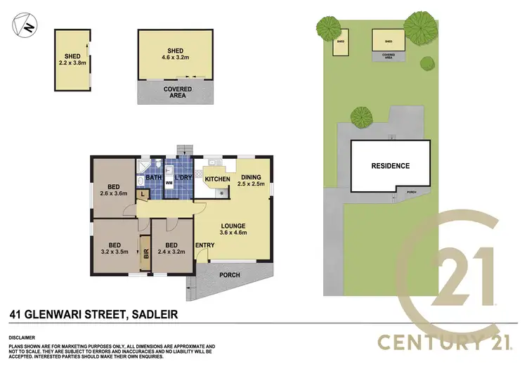Floorplan of Homely house listing, 41 Glenwari Street, Sadleir NSW 2168
