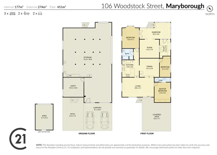 Floorplan of Homely house listing, 106 Woodstock Street, Maryborough QLD 4650