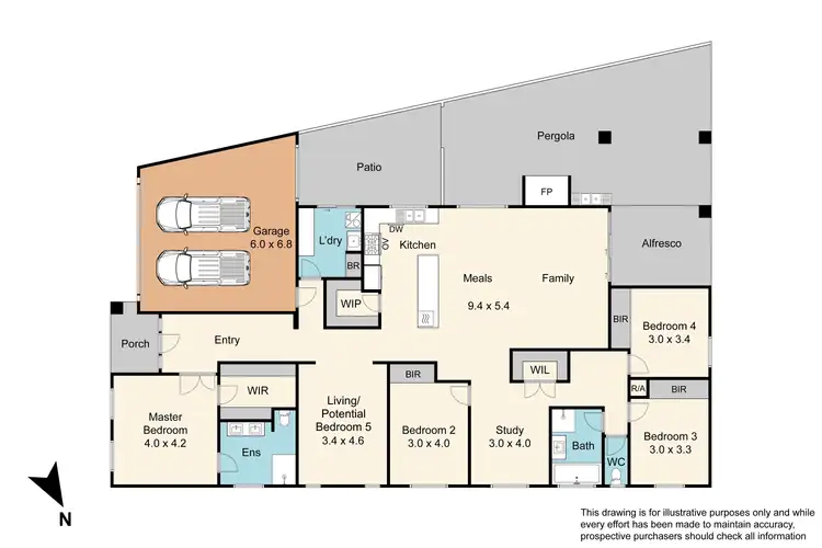 Floorplan of Homely house listing, 5 Tarago Crescent, Clayton South VIC 3169