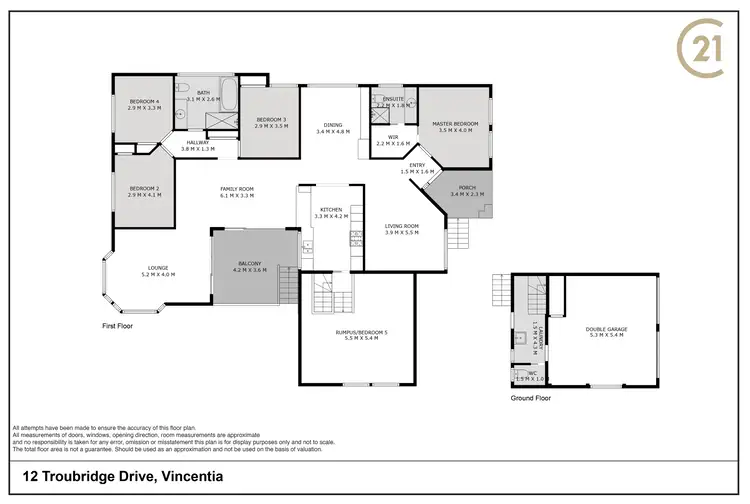 Floorplan of Homely house listing, 12 Troubridge Drive, Vincentia NSW 2540