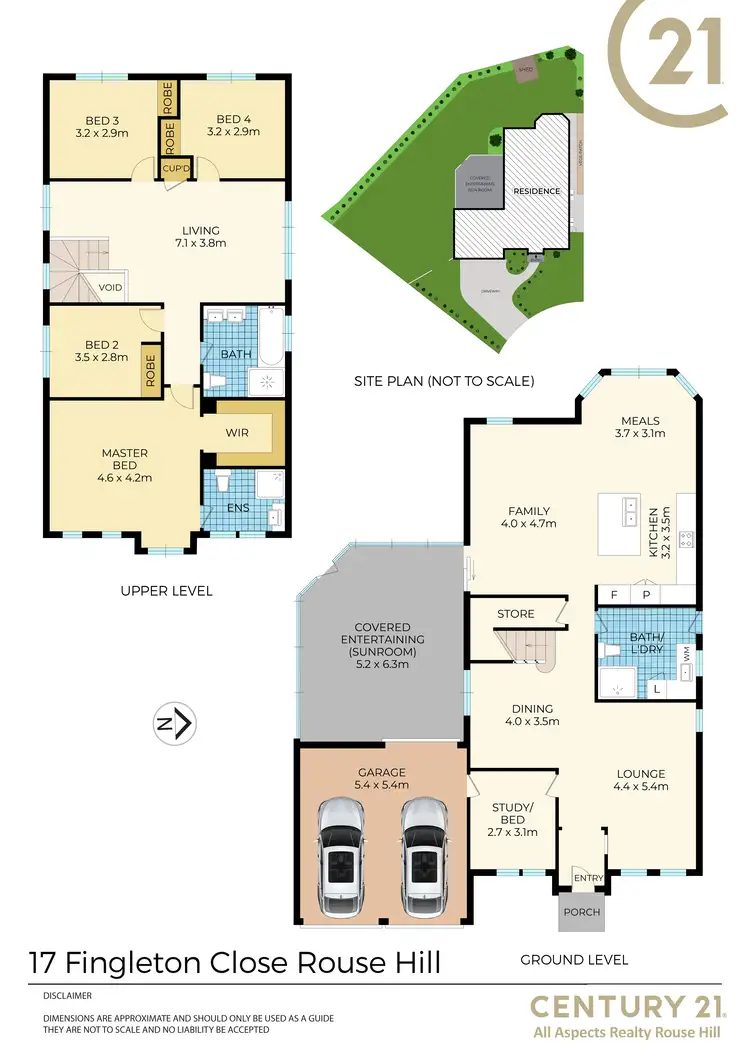 Floorplan of Homely house listing, 17 Fingleton Close, Rouse Hill NSW 2155