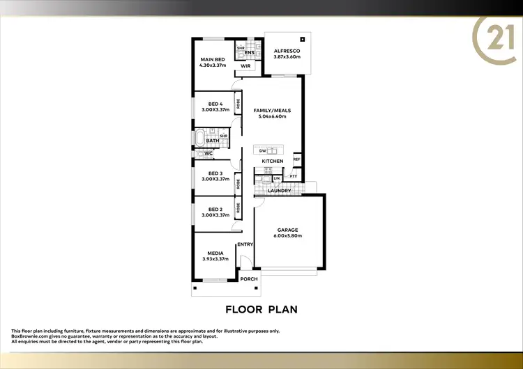 Floorplan of Homely house listing, 12 Marlowe Avenue, Anambah NSW 2320