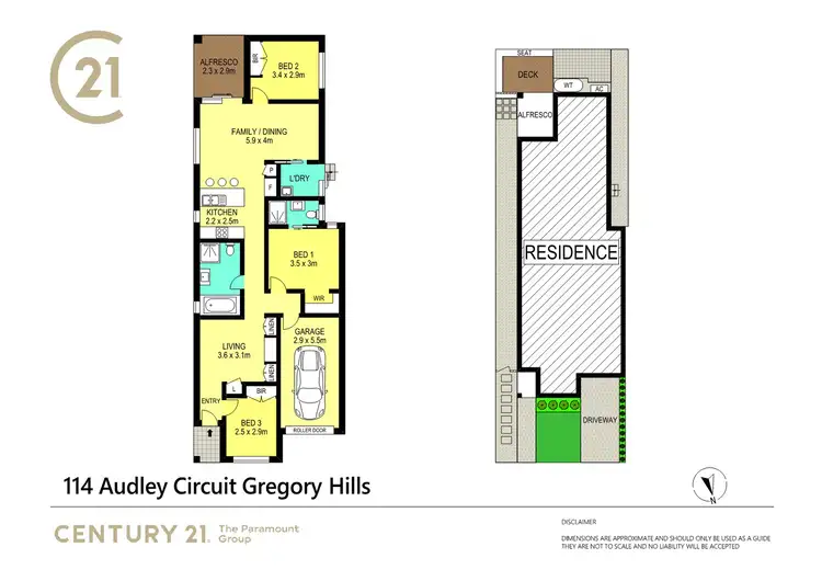 Floorplan of Homely house listing, 114 Audley Circuit, Gregory Hills NSW 2557