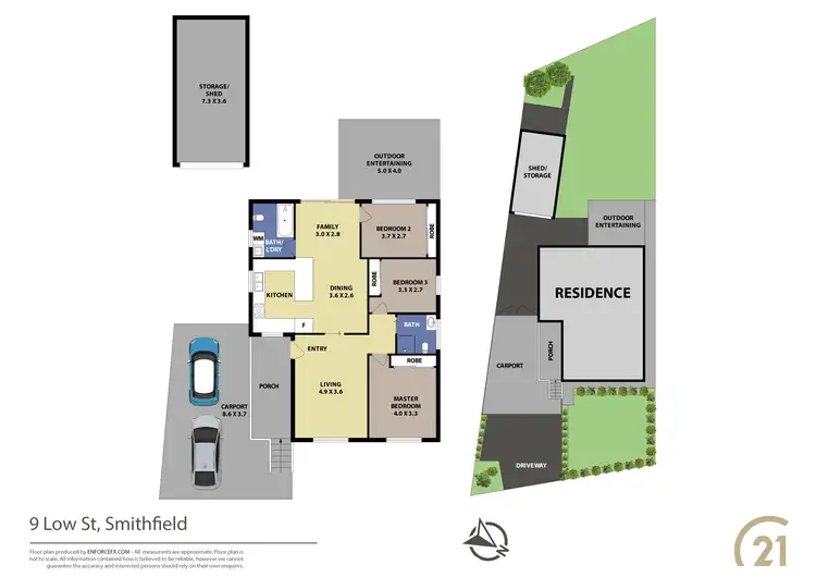 Floorplan of Homely house listing, 9 Low Street, Smithfield NSW 2164