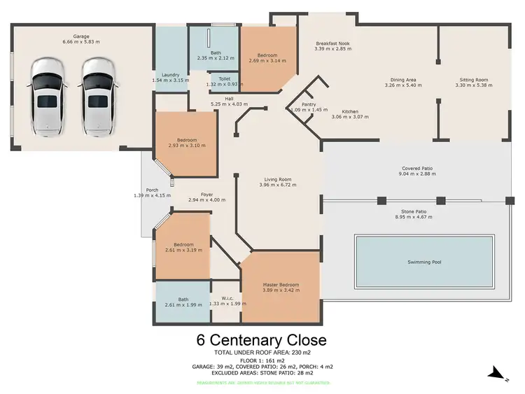 Floorplan of Homely house listing, 6 Centenary Close, Gympie QLD 4570