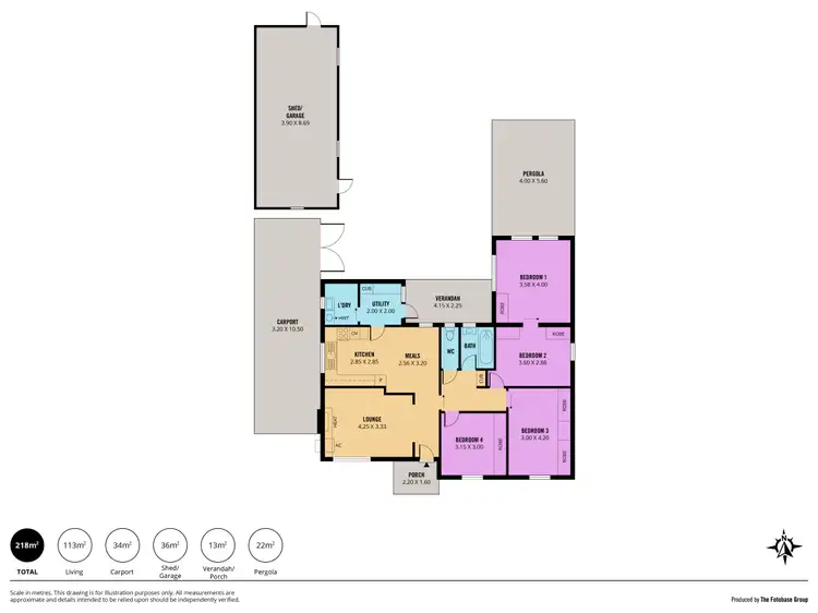 Floorplan of Homely house listing, 8 Truscott Road, Enfield SA 5085