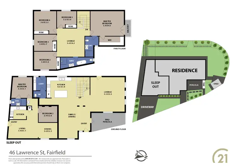 Floorplan of Homely house listing, 46 Lawrence Street, Fairfield NSW 2165