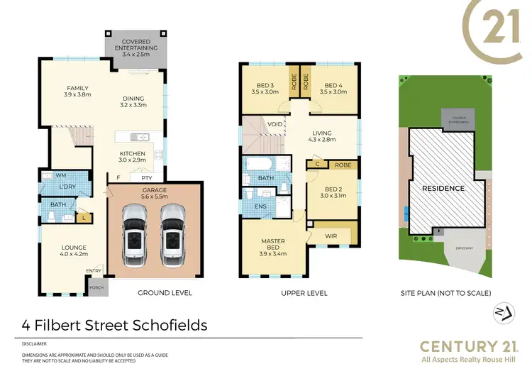 Floorplan of Homely house listing, 4 Filbert Street(Tallawong), Schofields NSW 2762