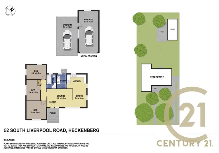 Floorplan of Homely house listing, 52 South Liverpool Road, Heckenberg NSW 2168