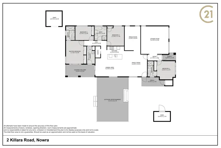 Floorplan of Homely house listing, 2 Killara Road, Nowra NSW 2541