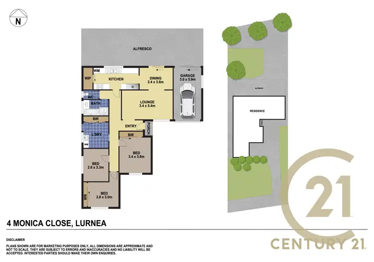 Floorplan of Homely house listing, 4 Monica Close, Lurnea NSW 2170