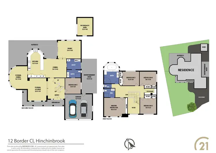 Floorplan of Homely house listing, 12 Border Close, Hinchinbrook NSW 2168