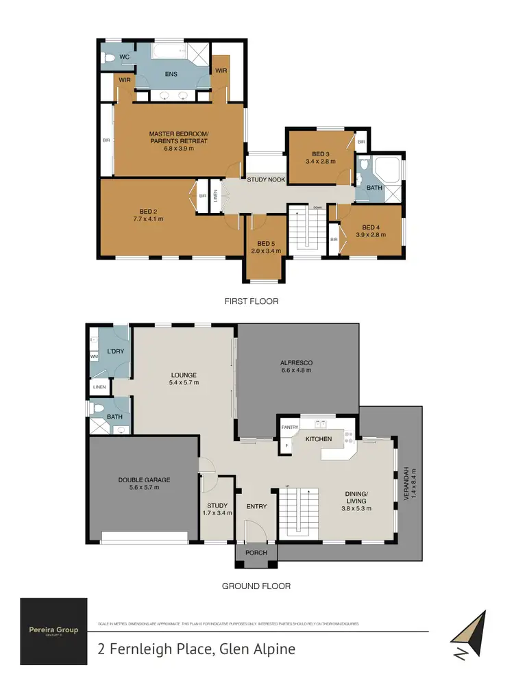 Floorplan of Homely house listing, 2 Fernleigh Place, Glen Alpine NSW 2560