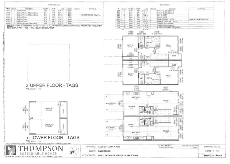 Floorplan of Homely townhouse listing, 6 Seeadler Street, Clarkson WA 6030