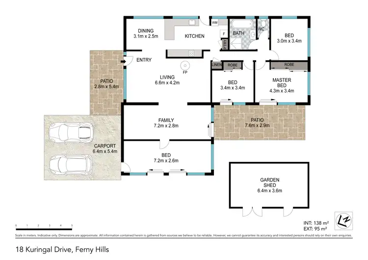 Floorplan of Homely house listing, 18 Kuringal Drive, Ferny Hills QLD 4055
