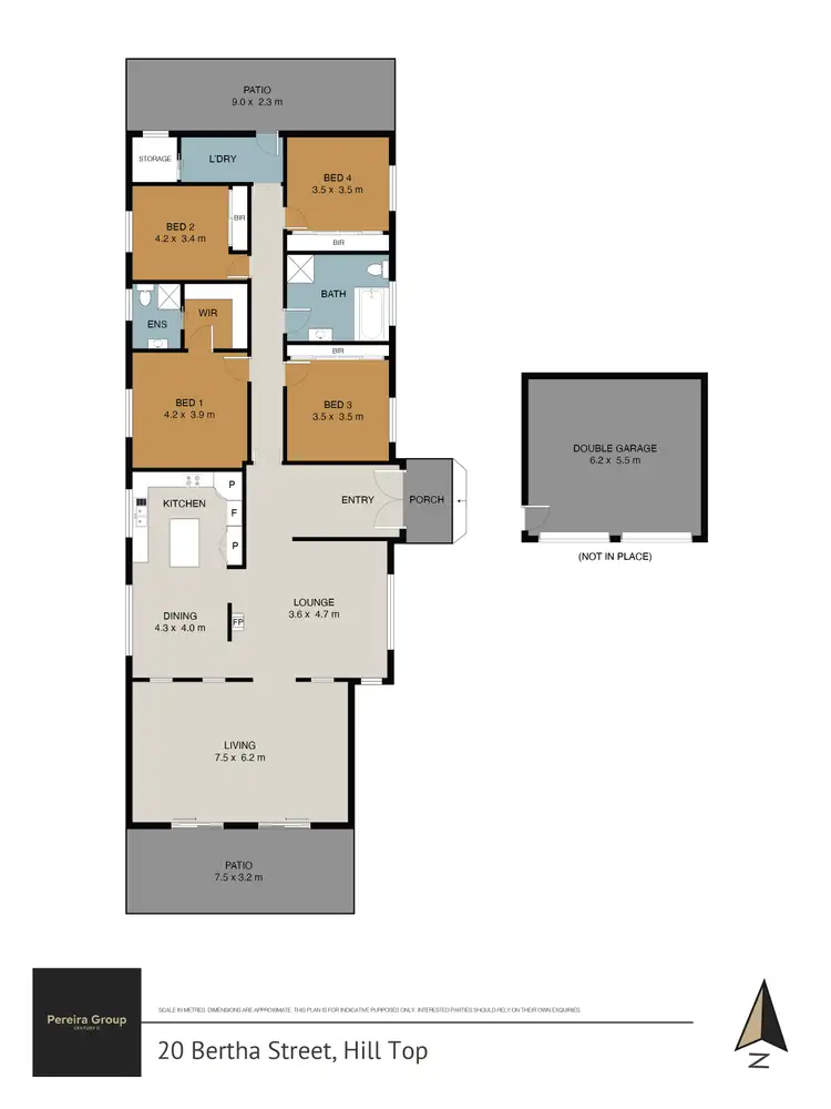 Floorplan of Homely house listing, 20 Bertha Street, Hill Top NSW 2575