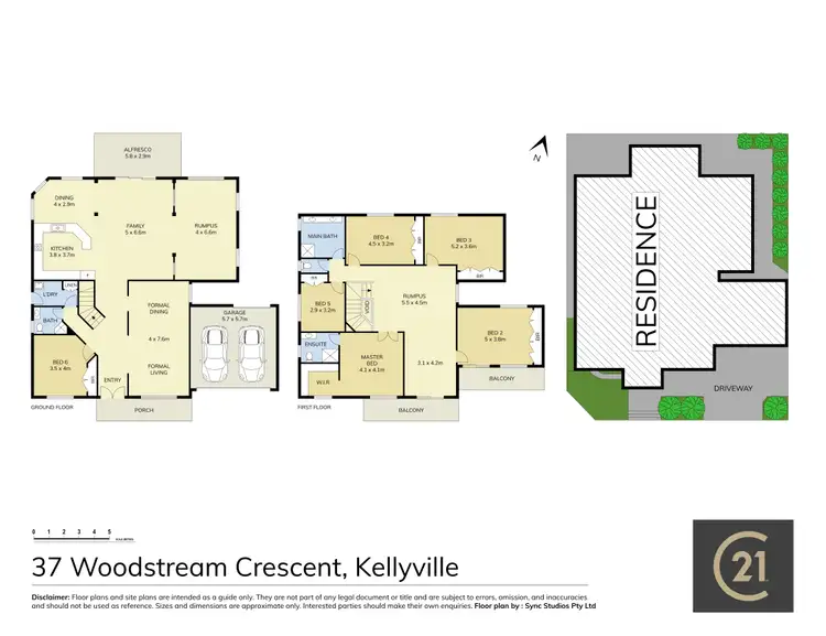 Floorplan of Homely house listing, 37 Woodstream Crescent, Kellyville NSW 2155