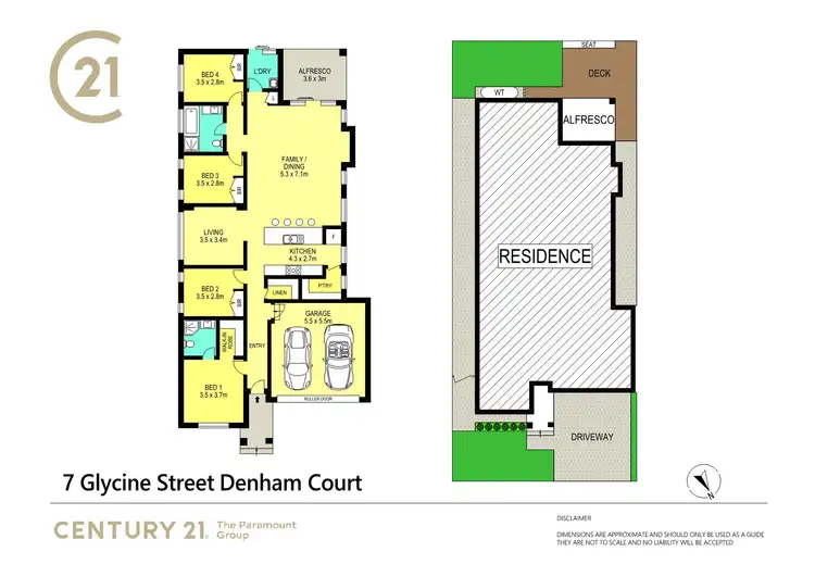 Floorplan of Homely house listing, 7 Glycine Street, Denham Court NSW 2565