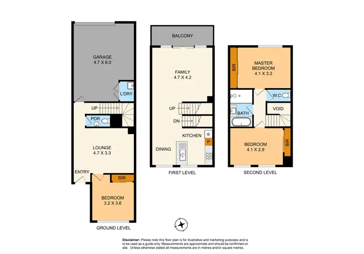 Floorplan of Homely townhouse listing, 4/3 Park Orchard Drive, Pakenham VIC 3810
