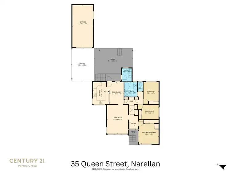 Floorplan of Homely house listing, 53 Queen Street, Narellan NSW 2567
