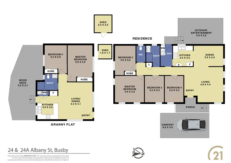 Floorplan of Homely house listing, 24 - 24a Albany Street, Busby NSW 2168