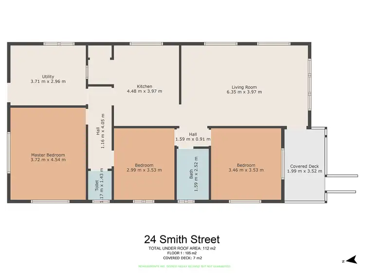 Floorplan of Homely rural property listing, 24 Smith Road, Monkland QLD 4570