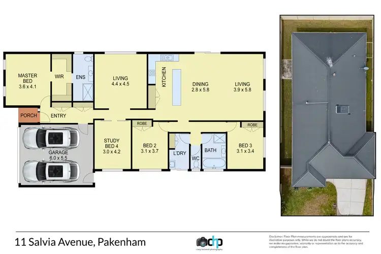 Floorplan of Homely house listing, 11 Salvia Avenue, Pakenham VIC 3810