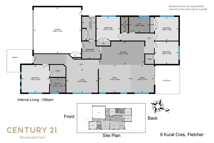 Floorplan of Homely house listing, 8 Kural Crescent, Fletcher NSW 2287