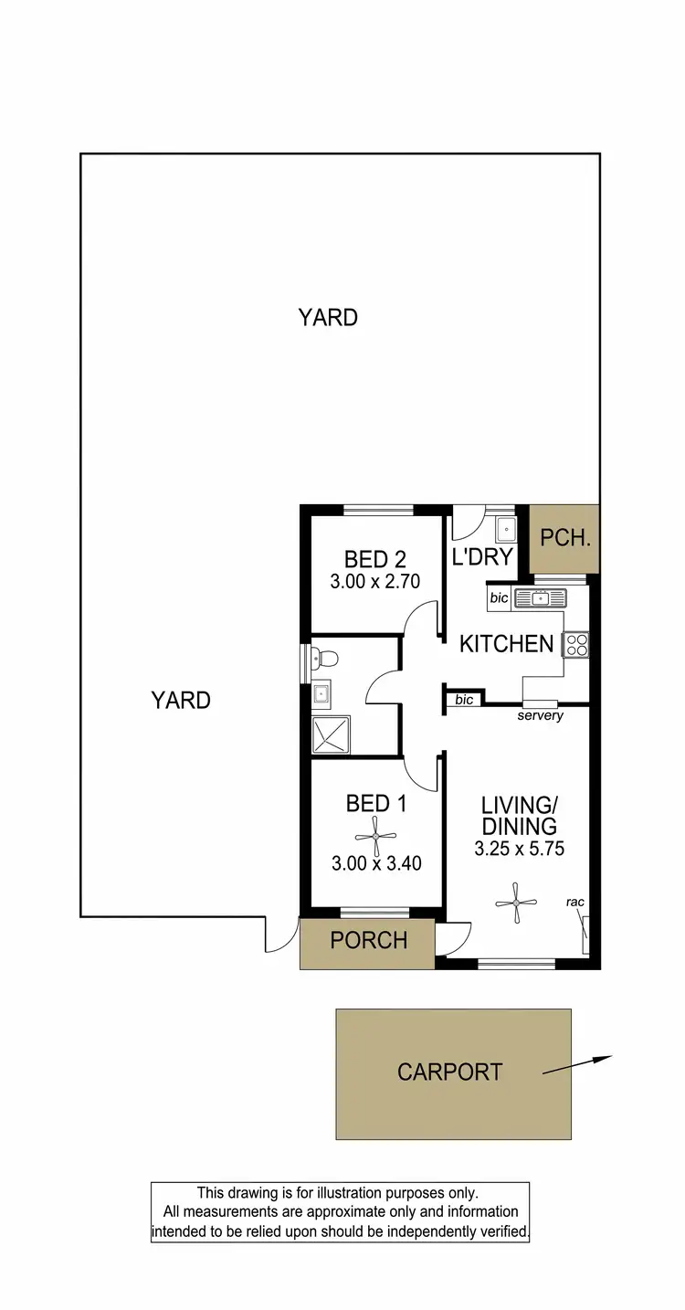 Floorplan of Homely unit listing, 7/54 Wheatsheaf Road, Morphett Vale SA 5162