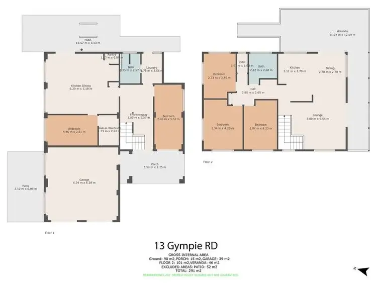 Floorplan of Homely house listing, 13 Gympie Road, Tin Can Bay QLD 4580