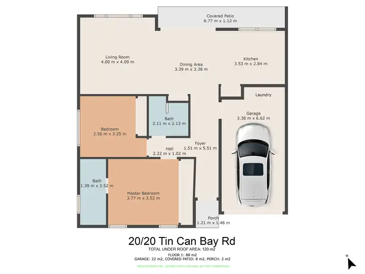 Floorplan of Homely townhouse listing, 20/20 Gympie Road, Tin Can Bay QLD 4580