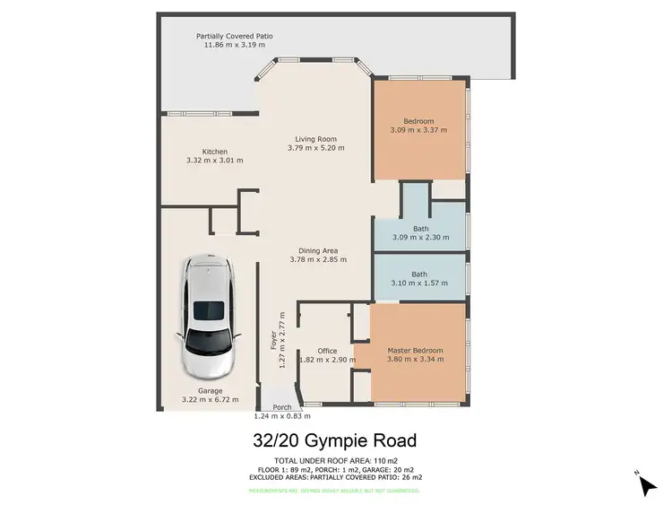 Floorplan of Homely unit listing, 32/20 Gympie Road, Tin Can Bay QLD 4580