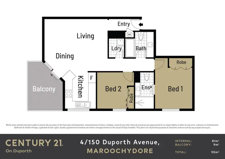 Floorplan of Homely unit listing, 4/150 Duporth Avenue, Maroochydore QLD 4558