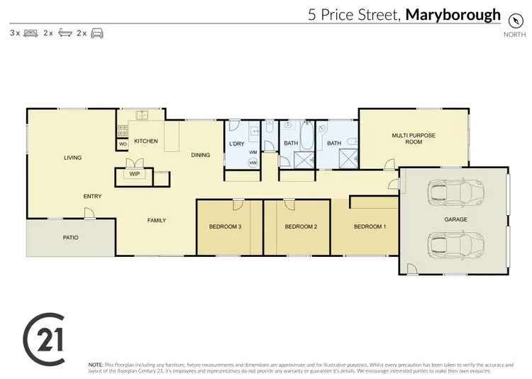 Floorplan of Homely house listing, 5 Price Street, Maryborough QLD 4650