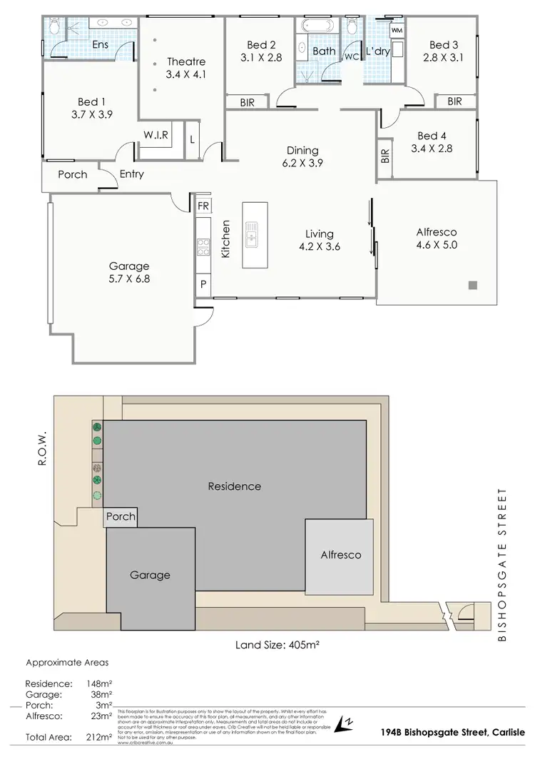 Floorplan of Homely house listing, 194B Bishopsgate Street, Carlisle WA 6101