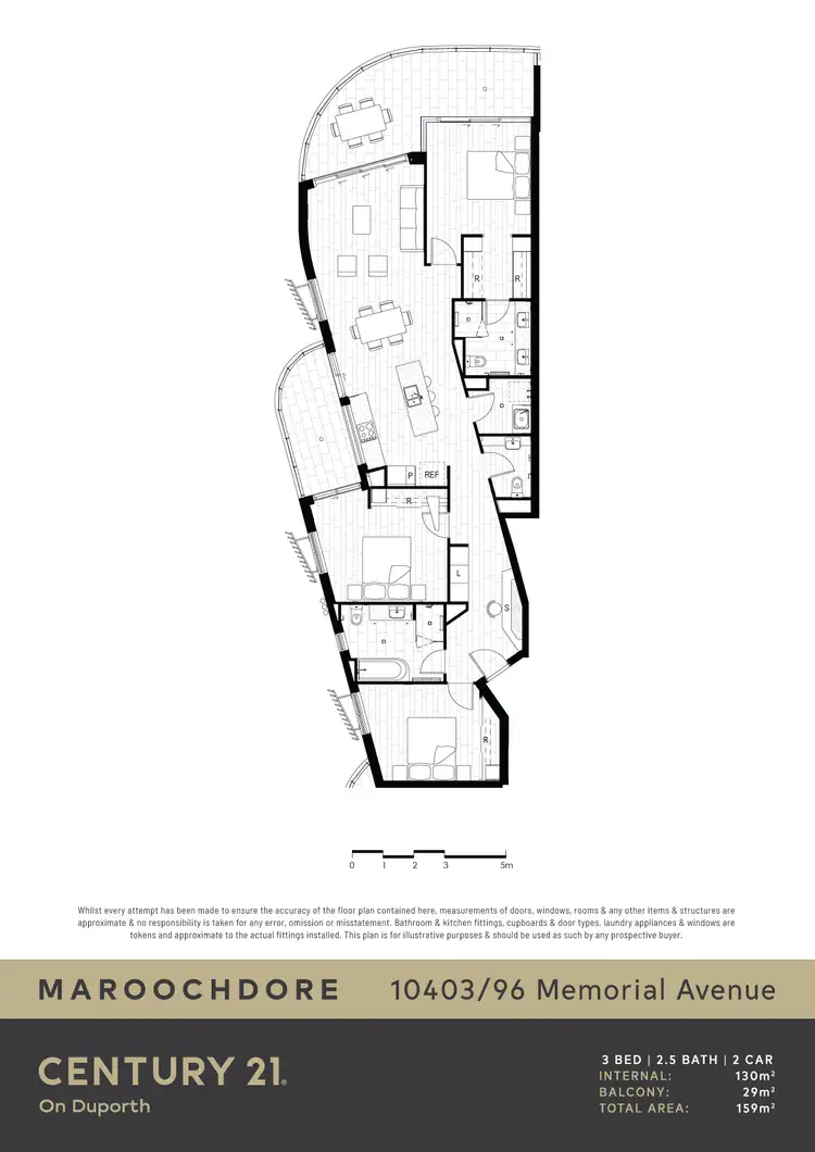 Floorplan of Homely unit listing, 10403/96 Memorial Avenue, Maroochydore QLD 4558