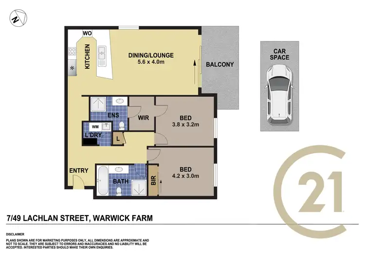 Floorplan of Homely apartment listing, 7/49 Lachlan Street., Liverpool NSW 2170