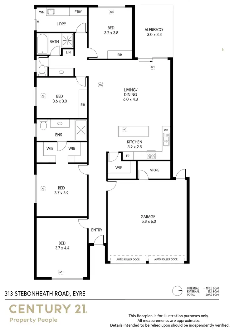 Floorplan of Homely house listing, 313 Stebonheath Road, Eyre SA 5121