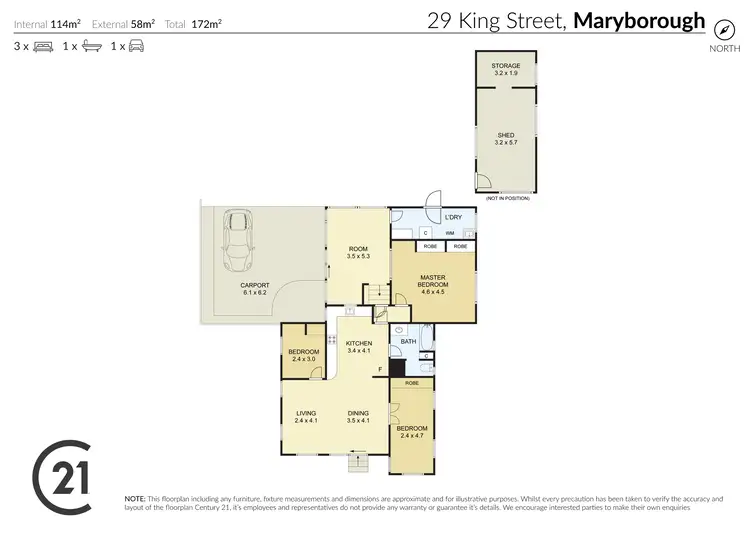 Floorplan of Homely house listing, 29 King Street, Maryborough QLD 4650
