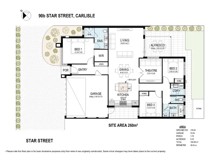 Floorplan of Homely house listing, 90B Star Street, Carlisle WA 6101