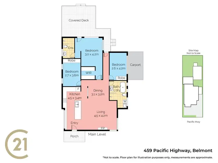 Floorplan of Homely house listing, 459 Pacific Highway, Belmont NSW 2280