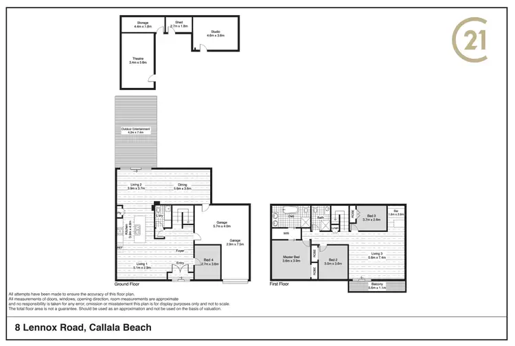 Floorplan of Homely house listing, 8 Lennox Rd, Callala Beach NSW 2540