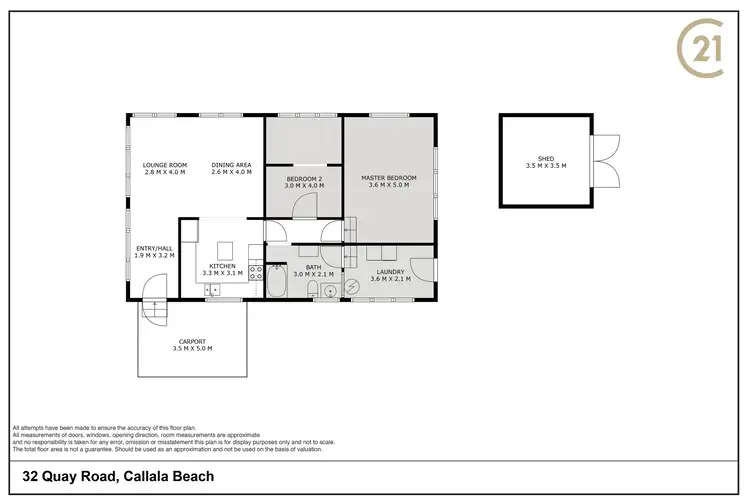 Floorplan of Homely house listing, 32 Quay Road, Callala Beach NSW 2540